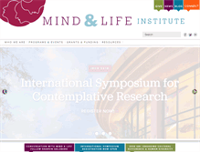 Tablet Screenshot of mindandlife.org
